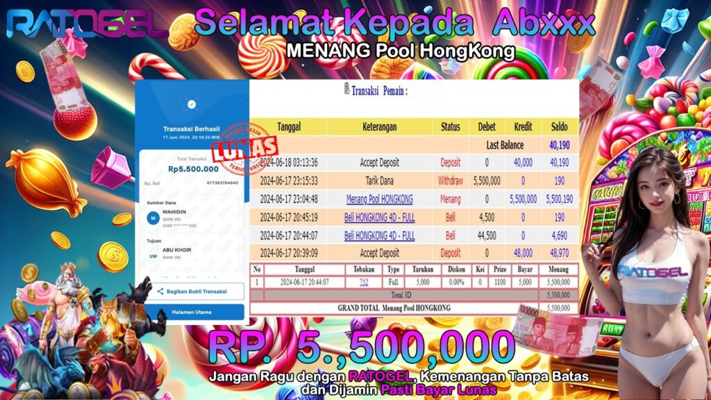 BUKTI JACKPOT TOGEL POOL HONGKONG TERPERCAYA DI INDONESIA