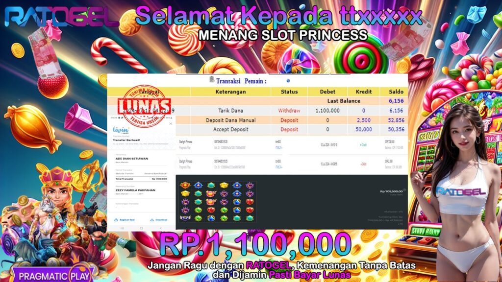 BUKTI JACKPOT SLOT STARLIGHT PRINCESS TERPERCAYA DI INDONESIA TGL 12-07-2024