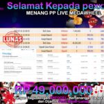 BUKTI JACKPOT PP LIVE MEGAWHEEL TERPERCAYA DI INDONESIA TGL 23-07-2024