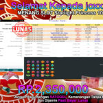 BUKTI JACKPOT SLOT MANIA PRINCESS 1000 TERPERCAYA DI INDONESIA TGL 31-07-2024