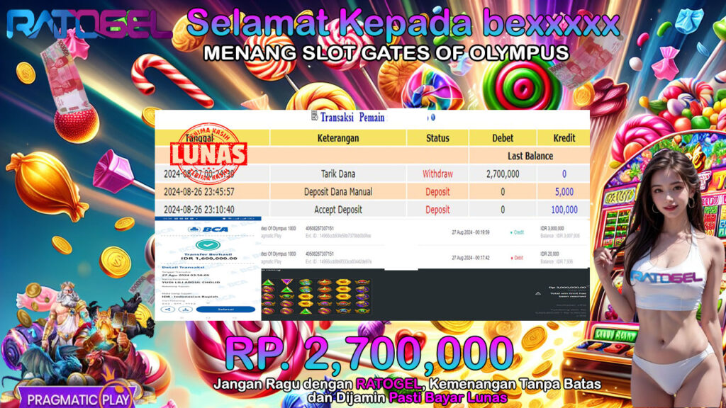 BUKTI JACKPOT SLOT ANUBIS WRATH TERPERCAYA DI INDONESIA TGL 27-08-2024