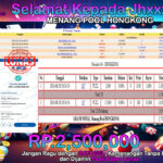 BUKTI JACKPOT TOGEL POOL HONGKONG TERPERCAYA DI INDONESIA TGL 30-08-2024