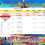 BUKTI JACKPOT SLOT MAHJONG WAYS 2  TERPERCAYA DI INDONESIA TGL 01-09-2024