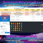 BUKTI JACKPOT SLOT STARLIGHT PRINCESS 1000 TERPERCAYA DI INDONESIA TGL 18-09-2024