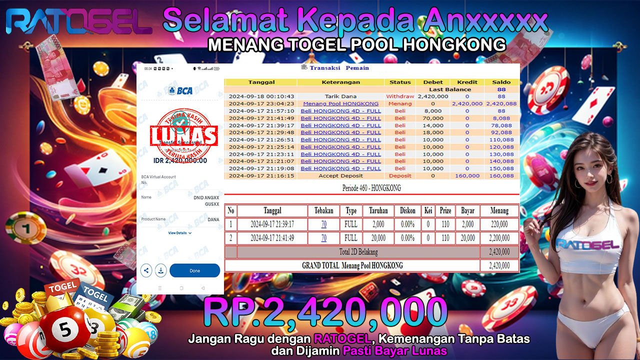 BUKTI JACKPOT TOGEL POOL HONGKONG TERPERCAYA DI INDONESIA TGL 18-09-2024