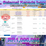 BUKTI JACKPOT SLOT MAHJONG WAYS 2 TERPERCAYA DI INDONESIA TGL 19-09-2024