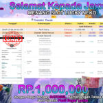 BUKTI JACKPOT SLOT LUCKY NEKO TERPERCAYA DI INDONESIA TGL 03-10-2024