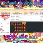 BUKTI JACKPOT SLOT WISDOM OF ATHENA 1000 TERPERCAYA DI INDONESIA TGL 23-10-2024