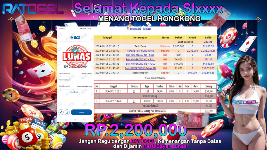 BUKTI JACKPOT TOGEL HONGKONG TERPERCAYA DI INDONESIA TGL 16-10-2024