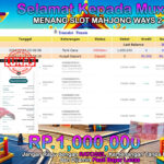 BUKTI JACKPOT SLOT MAHJONG WAYS 2 TERPERCAYA DI INDONESIA TGL 27-10-2024