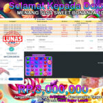 BUKTI JACKPOT SLOT SWEET BONANZA 1000 TERPERCAYA DI INDONESIA TGL 02-11-2024